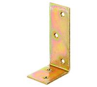 Alberts 847654 Angolare per arcarecci, zincato galvanico, con strato spesso passivato, 40 x 80 x 30 mm, Set da 20