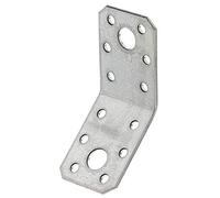 Alberts 848347 Squadretta di giunzione | angolata 135° | zincata con procedimento Sendzimir | 50 x 50 x 35 mm | Set da 50