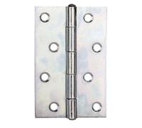 Alberts 850227 Cerniera, metà larghezza, zincata gialla, 101 x 65 mm, Set da 20