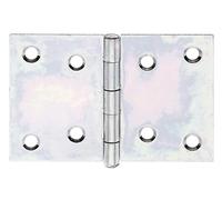 Alberts 850548 Cerniera | larga | zincato con procedimento Sendzimir | 60 x 90 mm | Set da 20
