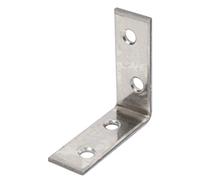 Alberts 851880 Squadretta per sedie | acciaio inox | 40 x 40 x 15 mm | Set da 50