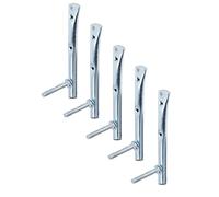 Alberts 855970 Supporto per Cerchioni, Argento
