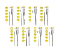 Alberts 862206 Manicotto a Vite per Tubi, Argento