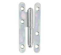 Alberts 865399 - Cerniera tipo Parigi, colore: Argento