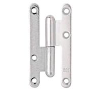 Alberts 865429 - Cerniera tipo Parigi, colore: Argento