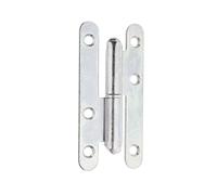 Alberts 865436 - Cerniera tipo Parigi, colore: Argento