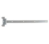 Alberts Cerniera a croce, con perno a pressione Banda: 491 x 30 mm/Cerniera: 121 x 51 mm blu zincato galvanicamente