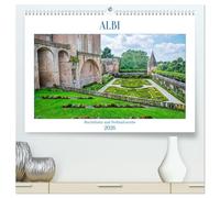 Albi - Bischofssitz und Weltkulturerbe (hochwertiger Premium Wandkalender 2026 DIN A2 quer), Kunstdruck in Hochglanz: Spaziergang durch die "rote Stadt" am Tarn