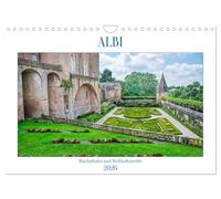 Albi - Bischofssitz und Weltkulturerbe (Wandkalender 2026 DIN A4 quer), CALVENDO Monatskalender: Spaziergang durch die "rote Stadt" am Tarn