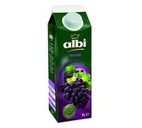 Albi Succo d'uva d'oro rosso 100%, confezione da 6 (6 confezioni da 1 litro)