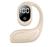 (albicocca) Mini TWS Cuffie Bluetooth 5.3 con gancio per l'orecchio singolo, auricolari business, clip per l'orecchio, stereo HiFi wir