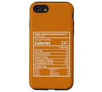 Albicocche secche Fatti Nutrizionali Pannello Tipografia Grafico Custodia per iPhone SE (2020) / 7/8