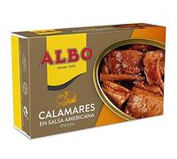 Albo Calamari in salsa americana Chunk - 112 G Neto - Confezione da 6 unità