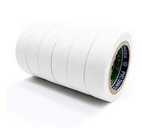 ALBOYI nastro isolante in PVC, confezione da 6, 17 mm x 9 m, Bianco
