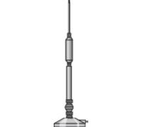 Albrecht 65215 Antenna mobile CB CBM 108 Tipo Lambda 1/4