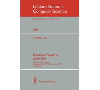 Albrecht Blaser Database Systems of the 90s: International Symposium (Tascabile)