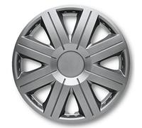 Albrecht Copricerchi 13 Pollici Argento Cosmos Set da 4