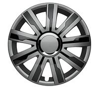 Albrecht Copricerchi 15 Pollici Grigio/Nero Mirage Set da 4