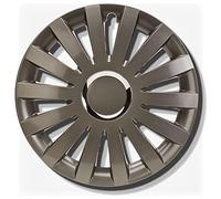 Albrecht Copricerchi 17 Pollici Grigio Sail Set da 4 per Cerchi in Acciaio