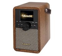 Albrecht DR 710 - Radio digitale portatile DAB+ con suono cristallino e avvisi ASA, BT 5.3, batteria da 2000 mAh, streaming musicale tramite smartphone, scheda SD e USB