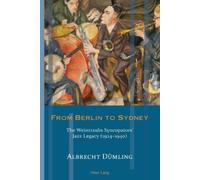 Albrecht Dümling From Berlin to Sydney (Tascabile) Exile Studies