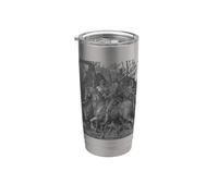 Albrecht Dürer Cavaliere La morte e il diavolo Arte Rinascimentale Bicchiere termico in acciaio inox doppia parete