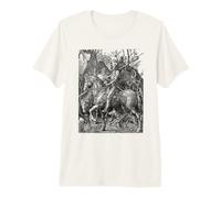 Albrecht Durer Knight, Death And The Devil Maglietta Premium