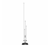 Albrecht Skyscan Mag 1300 Antenna Magnetica Mobile con Scanner per Ricezione 25-1300 MHz, Include 4 m di Cavo e Connettore BNC, Lunghezza 64 cm