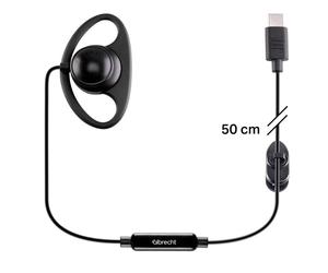 Albrecht TecTalk Auricolare intrauricolare chiuso con PTT per ricetrasmittenti PMR446 Cuffie discrete e pratiche per una comunicazione walkie-talkie