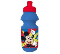 ALBRI borraccia in polipropilene 500 ml di Mickey con beccuccio retraibile con tappo di sicurezza fa si che i liquidi contenuti nella borraccia non fuoriescano