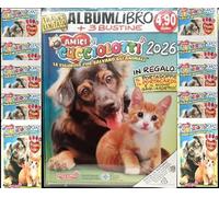 ALBUM + 10 BUSTINE DI FIGURINE AMICI CUCCIOLOTTI 2026