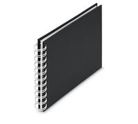 Album a spirale ""Fine Art"", 18,5x15 cm, 30 pagine bianche, New Black