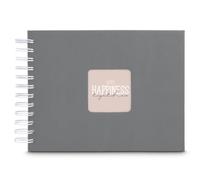 Album a spirale "Fine Art", 24 x 17 cm, 50 pagine bianche, grigio pietra