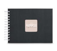 Album a spirale "Fine Art", 24 x 17 cm, 50 pagine bianche, New Black