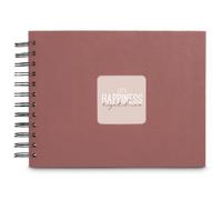 Album a spirale "Fine Art", 24 x 17 cm, 50 pagine nere, colore: Terra