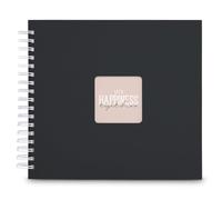 Album a spirale "Fine Art", 28 x 24 cm, 50 pagine bianche, New Black