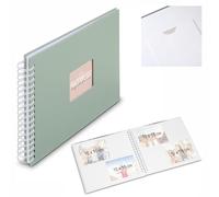 Hama Spiral-Album Fine Art 50 blacke Seiten Lagune Bürokleinmaterial 00009865