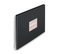 Album a spirale "Fine Art", 36 x 32 cm, 50 pagine nere, New Black
