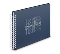 Album a spirale ""Good Things"", 28 x 24 cm, 50 pagine bianche, Happen