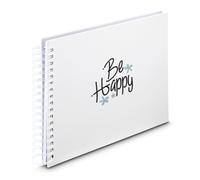Album a spirale ""Good Things"", 28 x 24 cm, 50 pagine bianche, Happy