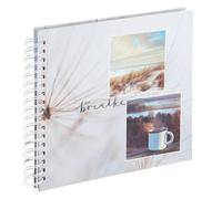 Album a spirale ""Relax"", 28 x 24 cm, 50 pagine bianche, Breathe