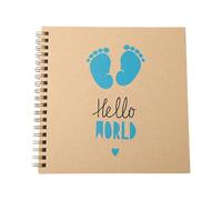 Album commemorativo per bambini con pagine sicure per preservare l'infanzia e i suggerimenti di scrittura creativi, album per il primo anno