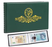 Album da collezione di banconote e valute con 40 tasche - 20 fogli trasparenti porta banconote da un dollaro, libri di conservazione del denaro mondiale, forniture per la raccolta AN04GR