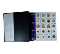 Album da collezione XL, 400 tasche per portamonete in cartone standard, custodie in cartone 20 fogli e divisori
