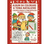 Album Da Colorare A Tema Natalizio. Piu Ricerca parole a Tema Natalizio Inglese e Italiano.: Colora Elfi Regali E famiglia sotto l'albero di natale