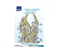 Album da colorare antistress - cigni e altri uccelli A4