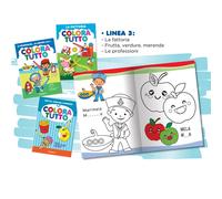 Album da Colorare Blasetti - A4 - La Fattoria Merende e Professioni - 120 g - 62