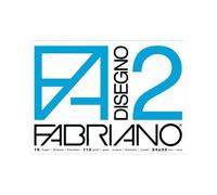 Album da Disegno Fabriano 2 - 33x48 cm - Liscio Riquadrato Collato - 110 g - 062