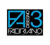 Album da Disegno Fabriano 3 - 24x33 cm - Liscio a Punto Metallico - 125 g - 0400
