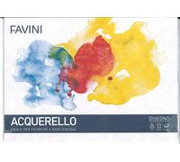 Album da Disegno Per Acquerelli Favini 350 g/m2 cm. 35x50 - 10 fogli